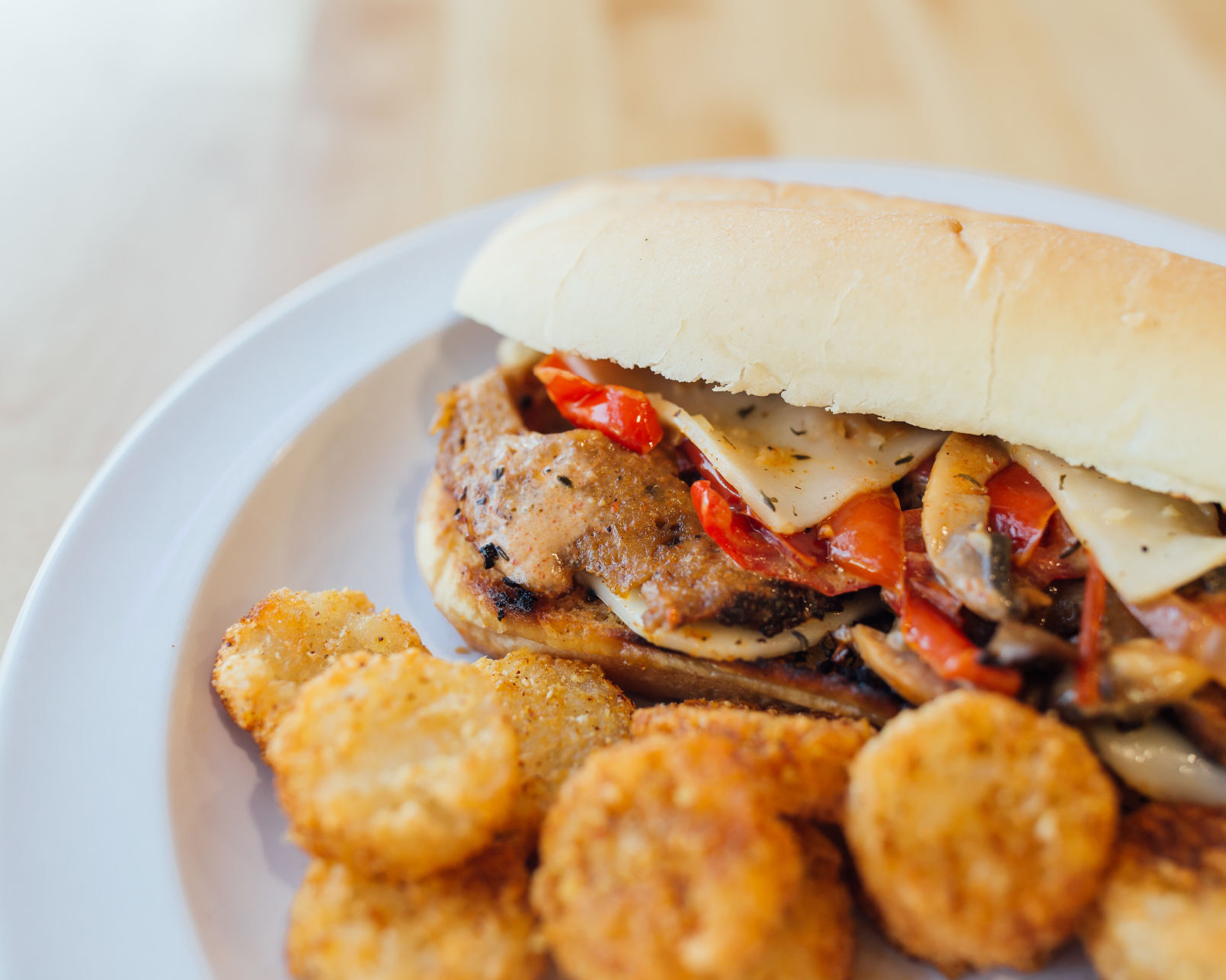 Seitan Philly Cheesesteak